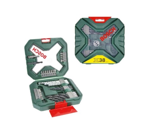 Bosch X-Line 38 Parça Karışık Aksesuar Seti  2 607 011 432