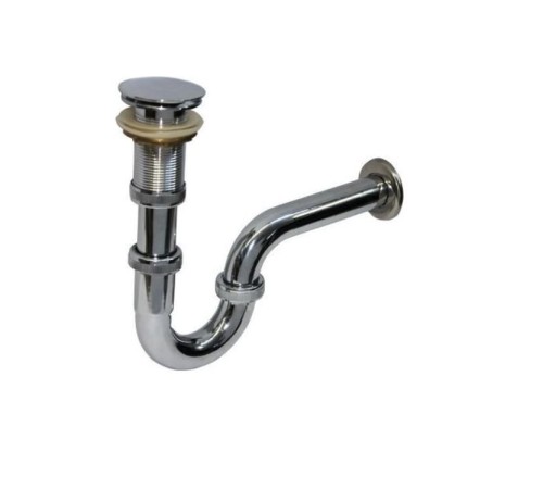Krom Lavabo Sifonu Stoplu Pop-Up 32 mm