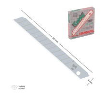 Maket Bıçağı Yedek Bıçağı 80X9 mm İnce Yedek 10 Adet