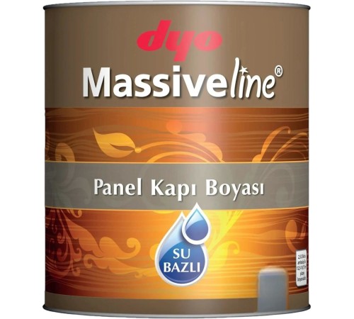 Massiveline Su Bazlı Panel Kapı Boyası Beyaz 0,75 Litre