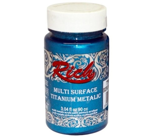 Rich Multi Surface Titanium 2566 Bodrum Mavi Metalik 90 cc Rich Multi Surface Titanium 2566 Bodrum Mavi Metalik 90 cc