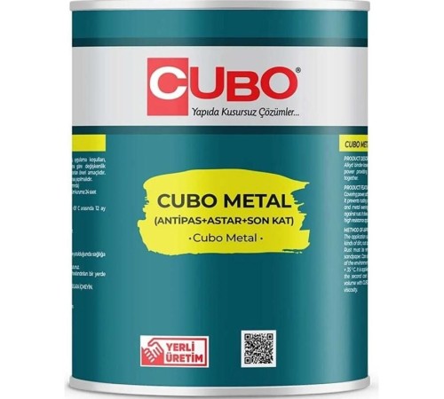 Cubo Metal Pas Boyası Nefti Yeşil 0,75 Litre Cubo Metal Pas Boyası Nefti Yeşil 0,75 Litre