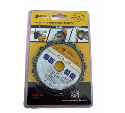 Meşem 929 115 mm Zincirli Ahşap Testeresi