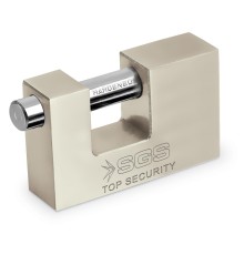 SGS 1365 Cam Kapı Kilidi Kayar Milli Saten Kaplama 70 mm