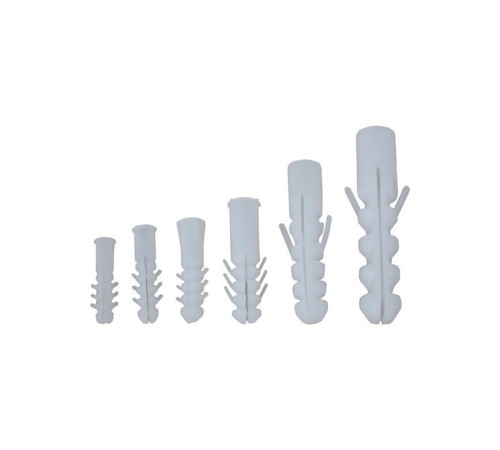Plastik Dubel Beyaz 6 mm ( 100 Adet ) Plastik Dubel Beyaz 6 mm ( 100 Adet )