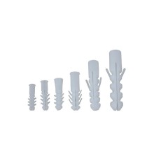 Plastik Dubel Beyaz 14 mm ( 20 Adet )