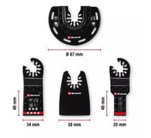 Einhell Raspalama Uç Seti 4 Parça