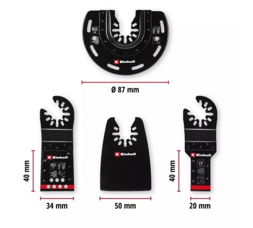 Einhell Raspalama Uç Seti 4 Parça