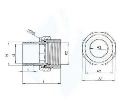 1 1/2 Düz Radyatör Rakoru 1 1/2 Düz Radyatör Rakoru