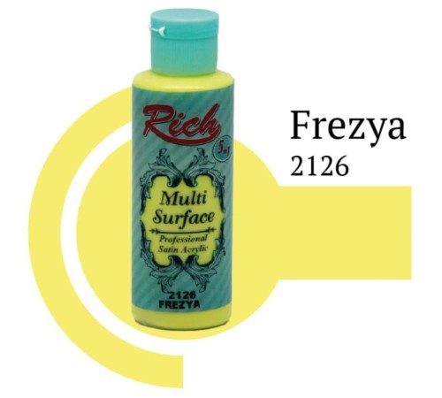 Rich Multi Surface 2126 Frezya Akrilik Boya 120 cc Rich Multi Surface 2126 Frezya Akrilik Boya 120 cc