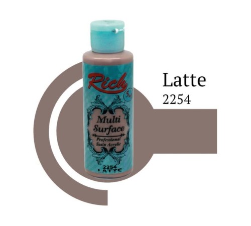 Rich Multi Surface 2254 Latte Akrilik Boya 120 cc Rich Multi Surface 2254 Latte Akrilik Boya 120 cc