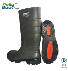 Pollyboot Vega 43 Numara Çelik Burunlu Çizme Poliüratan