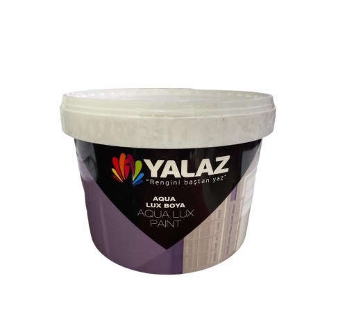 Yalaz Su Bazlı Mat Beyaz İç Dış Boya 2,5 Litre