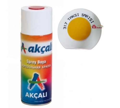 Akçalı Sprey Boya 400 ml 317 Taksi Sarısı Akçalı Sprey Boya 400 ml 317 Taksi Sarısı
