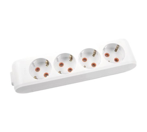 Viko Multi-Led Dörtü Priz Topraklı Çocuk Korumalı Klemensli-Beyaz Viko Multi-Led Dörtü Priz Topraklı Çocuk Korumalı Klemensli-Beyaz