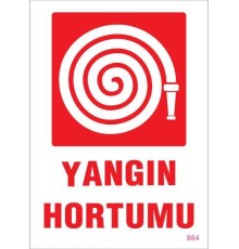 Yangın Hortumu Uyarı Levhası 25x35 KOD:864