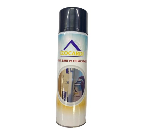 İzocardi Etiket Folyo ve Bant Sökücü Sprey 500 ml İzocardi Etiket Folyo ve Bant Sökücü Sprey 500 ml