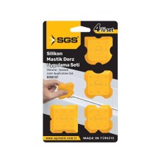Sgs 6187 Silikon Mastik Derz Çekme Aparatı 4 Parça