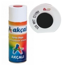 Akçalı Sprey Boya 400 ml 526 Mat Siyah