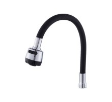 Silikonlu Evye Borusu Kubar Siyah