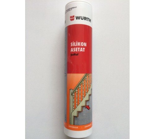 Würth Asetat Şeffaf Silikon Genel Amaçlı 310 ml