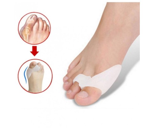 Baş Parmak Bunyon Silikonu Parmak Arası Destek Medikal Silikon  Ağrı Azaltmaya yardımcı