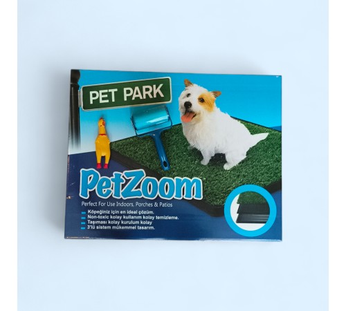 Büyük Petzoom Pet Park Köpek Tuvalet Eğitim Seti – Evcil Dostunuz İçin Hijyenik Çözüm 1 Adet Çığlık Atan Ördek 1 Adet Yıkanabilir Rulo Hediye
