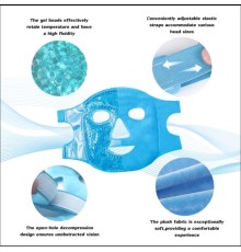 Buz Jel Toplar Termojel Yüz Maskesi, Soğuk ve Sıcak Terapi Yüz Maskesi