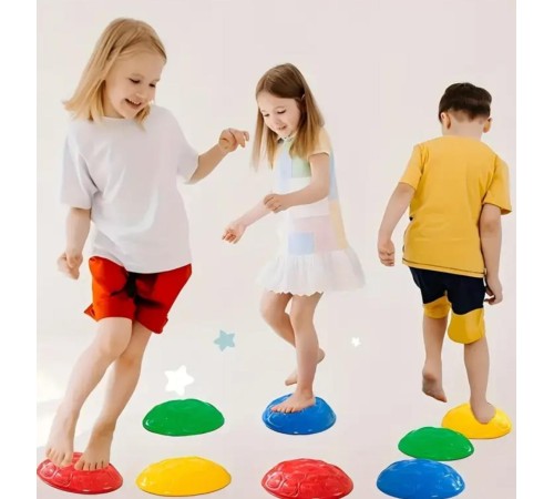 Çocuk Yarım Küre Denge ve Koordinasyon Adası 6 Lı Set Çocuk Yarım Küre Denge ve Koordinasyon Adası 6 Lı Set