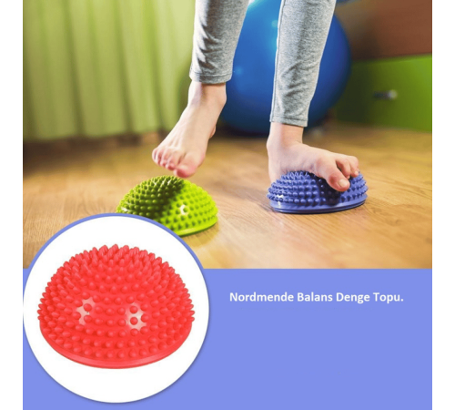 Balance Ball Tırtıklı Denge Aleti Masaj Aleti Duyu Taşı