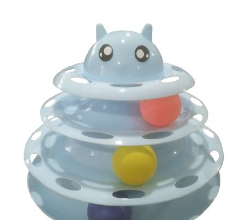 Nunbell 3 Katlı Kedi Oyuncağı Kedi Başlıklı Nunbell 3 Katlı Kedi Oyuncağı Kedi Başlıklı