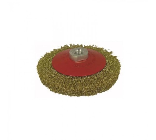 Partner 03031 M14 Vidalı  Sarı Telli Fırça 100 mm