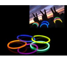 10 Adet Glow Stick Bracelet Fosforlu Kırılan Çubuk Bileklik
