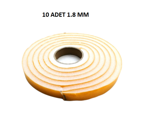 10 Adet Kapı Pencere Isı Yalıtım Süngeri Yapışkanlı Pencere Rüzgar Bandı 18MM x 2,5 MT 10 Adet Kapı Pencere Isı Yalıtım Süngeri Yapışkanlı Pencere Rüzgar Bandı 18MM x 2,5 MT