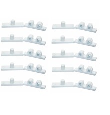 10 Adet Plastik Beyaz Sineklik Çıtçıtı – Dayanıklı ve Pratik Sineklik Sabitleme Aparatı