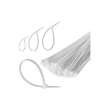 100 Adet Plastik Cırt Kelepçe Kablo Bağı Kablo Düzenleyici-4.8 X 380 MM