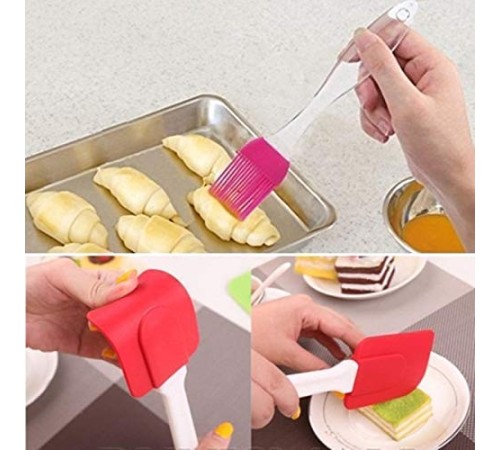 2'li Silikon Pasta - Börek - Poğaça Yağ Fırçası ve Spatula Seti 2'li Silikon Pasta - Börek - Poğaça Yağ Fırçası ve Spatula Seti