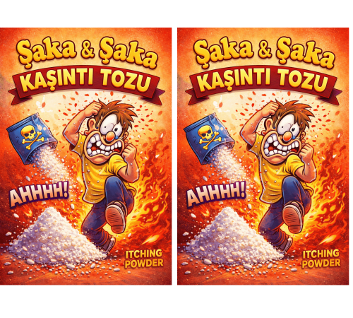 2 Adet Kaşıntı Tozu Şaka Kaşıntı Tozu Eğlence Şaka Amaçlı Toz