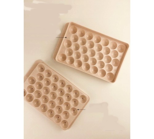 2 li Buz Kalıbı 33 Bölmeli Kristal Küre Buzluk - Mini Yuvarlak Buz Kalıbı 2 li Buz Kalıbı 33 Bölmeli Kristal Küre Buzluk - Mini Yuvarlak Buz Kalıbı