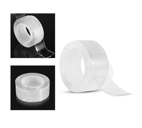 2 metre x 3 cm Şeffaf Güçlü Nano Çift Taraflı Silikon Jel Yapıştırıcı Bant 2 metre x 3 cm Şeffaf Güçlü Nano Çift Taraflı Silikon Jel Yapıştırıcı Bant