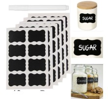 24 Adet Çok Amaçlı Kalemli Etiket - Baharat Etiketi Silinebilir Kolay Yapışkanlı