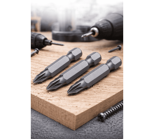 3 Adet 50 mm Yıldız Uçlu Tornavida Bits