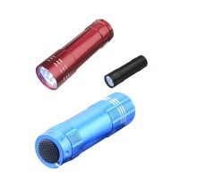 3 Adet 9 Ledli Metal Mini El Fener