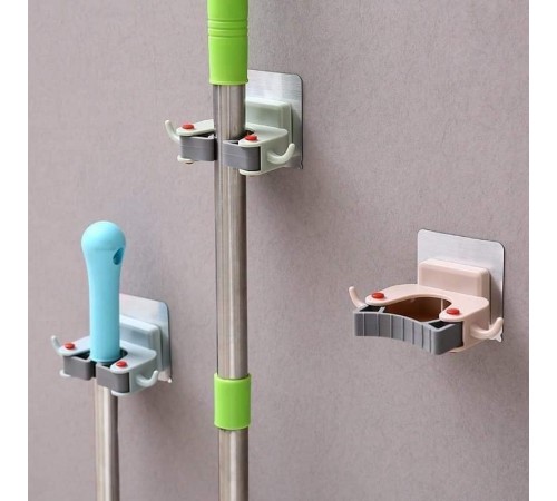 3 Adet Askılı Yapışkanlı Sap Tutucu Banyo Düzenleyici Askı Mop Paspas Fırça Sapı Tutucu 3 Adet Askılı Yapışkanlı Sap Tutucu Banyo Düzenleyici Askı Mop Paspas Fırça Sapı Tutucu