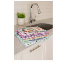 3 Adet Mikrofiber Kurutma Bulaşık Altlığı