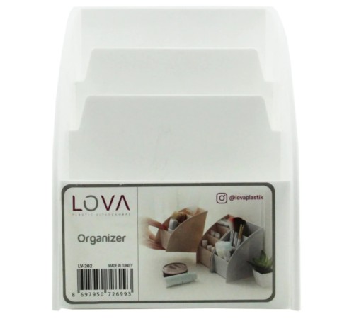 3 Bölmeli Çok Amaçlı Masaüstü Organizer (3 Adet ) 3 Bölmeli Çok Amaçlı Masaüstü Organizer (3 Adet )