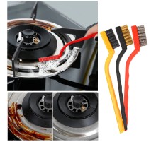 3 Lü Detay Temizlik Fırça Seti  Araba -Mutfak Ocak - Fayans Temizlik Fırça (Bakır- Demir- Plastik)