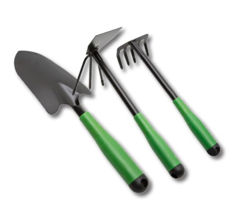 3 Parça Bahçe Seti - Çapa Tırmık Kazma Set 3 Parça Bahçe Seti - Çapa Tırmık Kazma Set