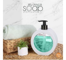 350 ML Tezgah Üstü Oval Banyo Mutfak Sıvı Sabunluk  Banyo Mutfak Bulaşık Lavabo Deterjanlık