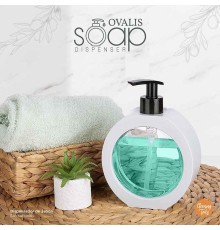 350 ML Tezgah Üstü Oval Banyo Mutfak Sıvı Sabunluk  Banyo Mutfak Bulaşık Lavabo Deterjanlık